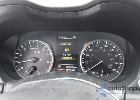 2018 Infiniti Q50 3.0T Luxe z USA, uszkodzony, nr VIN JN1EV7AR4JM440975